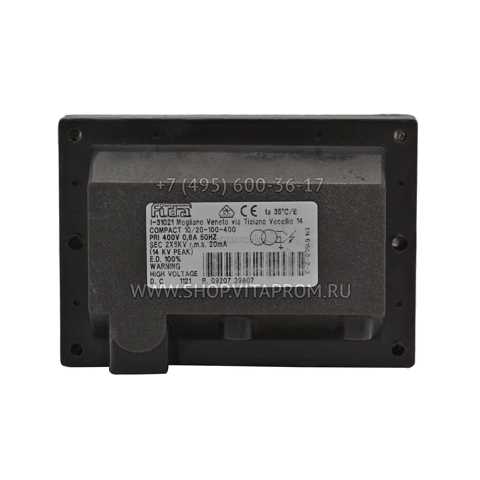 Трансформатор Fida Compact 10/20-100-400 100% 400 V Трансформатор Fida Compact 10/20-100-400 100% 400 V