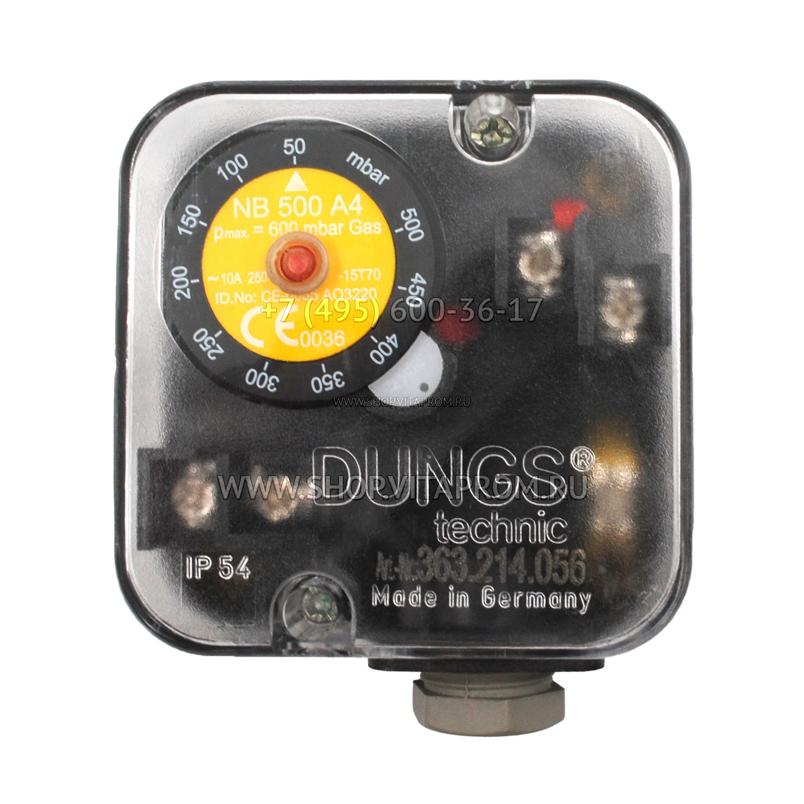 Датчик-реле давления Dungs NB500A4 210971 Датчик-реле давления Dungs NB500A4 210971