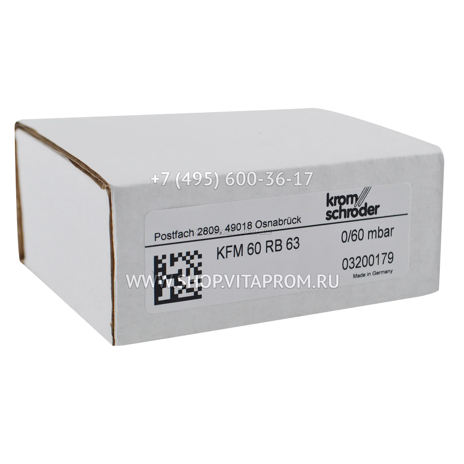 Манометр Kromschroder KFM60RB63, 03200179